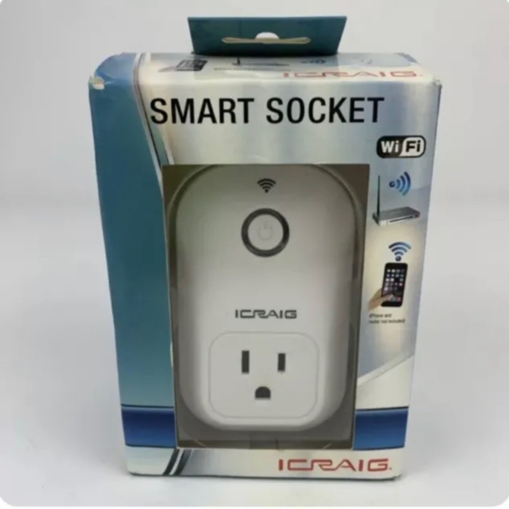 iCraig Smart Socket Built In WiFi Compatible With Smartphones- CSH301~Sealed Box